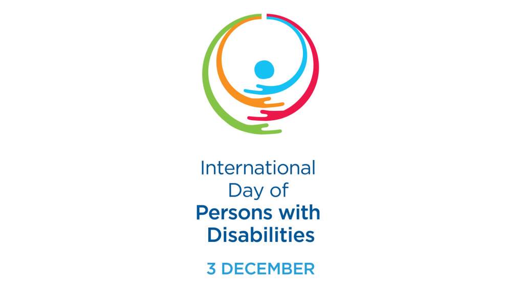Il logo dell'Idpd, L'international Day of Persons with Disability istituita dall'Onu per il 3 dicembre