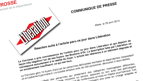 Il comunicato stampa con cui la direzione della società che dirige il foyer "incriminato" risponde alle accuse di liberation