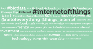 Internet of things: la discussion intorno all'hashtag twitter #internetofthings