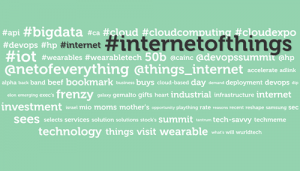 Internet of things: la discussion intorno all'hashtag twitter #internetofthings
