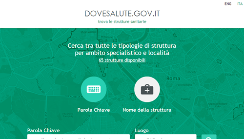 dovesalute.gov.it, il sito del governo per la scelta dei luoghi di cura, oggetto della ricerca di ISPO