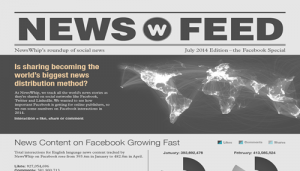 E-journalism, secondo l'osservatorio americano NewsWhip il giornalismo online è sempre più social