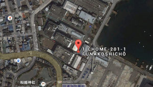Google Map: una vista dall'alto dell'area della città giapponese di Kanagawa, nella prefettura di Yokosuka, dove sorgeranno i duemila metri quadri della Toshiba Clean Room Farm Yokosuka