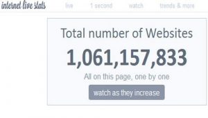 Secondo l'osservatorio america sul web Internet Live Stats, sono ormai oltre un miliardo i siti internet nel mondo