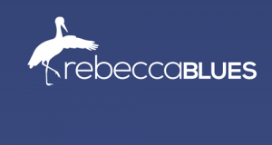 Il logo di Rebecca Blues. l’app ed il social network per la prevenzione della depressione post partum