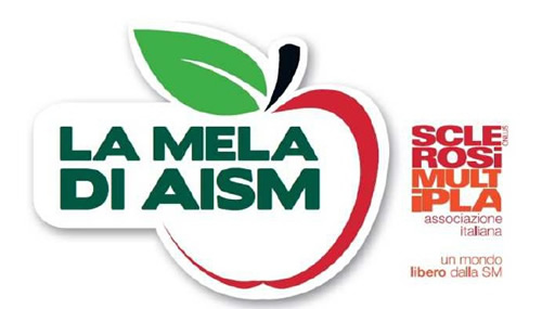 La mela, il simbolo ed il prodotto attraverso cui l'Aism, Associazione italiana Sclerosi Multipla, promuove la raccolta fondi 2014