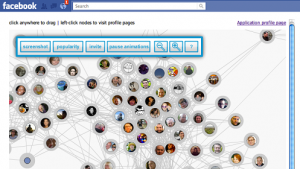 Un grafo che visualizza tutte le relazioni di "amicizia" tra un insieme di utenti, non sempre però corrispondenti ad amicizie reali