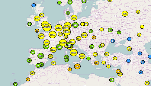 Mappa europea sull'inquinamento acustico, Linkiesta gennaio 2015
