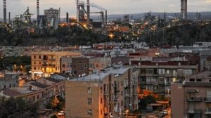 Il rione Tamburi, molto vicino alla fabbrica Ilva