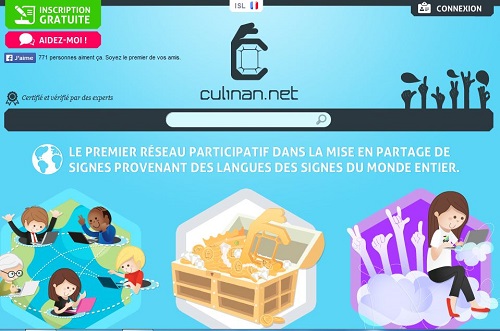 Home page del sito francese Culinan.net