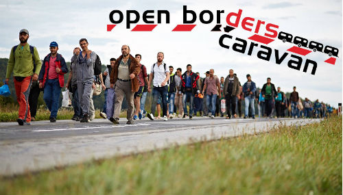 Open border caravan