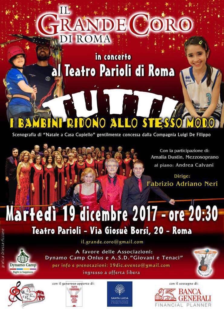 Il Grande Coro di Roma al Teatro Parioli di Roma, "Tutti i bambini ridono allo stesso modo"
