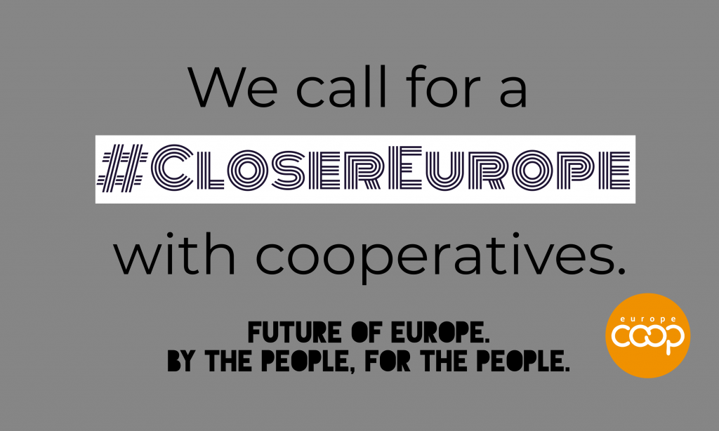 Cooperatives Europe, un appello per il futuro dell'Europa